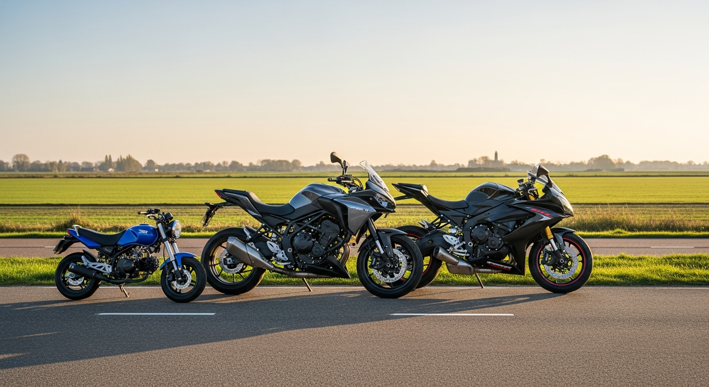 Rijbewijs A1, A2 en A — overzicht van de motorrijbewijscategorieën